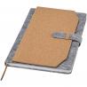 Viviana a5 recycled felt and cork notebook 