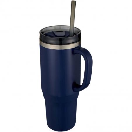 Melbourne 1200 ml RCS certified insulated tumbler with straw 