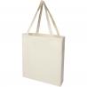 Madras 140 g/m² GRS recycled cotton gusset tote bag 