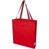 Madras 140 g/m² GRS recycled cotton gusset tote bag 