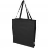 Tote bag a soffietto in cotone riciclato certificato GRS da 140 g/m² madras 