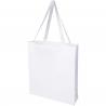 Madras 140 g/m² GRS recycled cotton gusset tote bag 