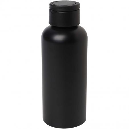 Trinity 600 ml RCS certified recycled aluminium water bottle with RPET lid 