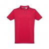 Mens polo shirt with contrast colour trim and buttons Thc rome