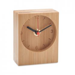 Bamboo table clock Clambu