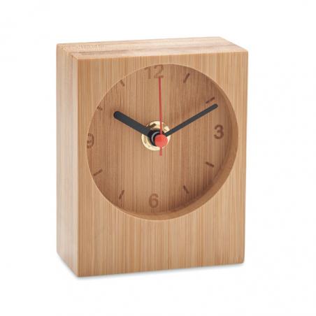 Horloge de table en bambou Clambu