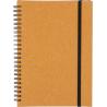 Recycled leather notebook A5 Egon