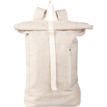 Hemp (280 gr/m2) roll-top backpack Margarete