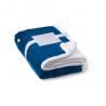 Reversible fleece blanket 190 gm² with satin ribbon and personalised card Heiden