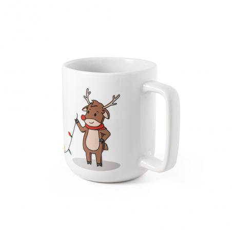 Caneca com impressão natalícia 330 ml Reindeer