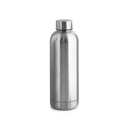 Borraccia in acciaio inox riciclato al 90% 550 ml Odin mettalic