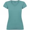 T-shirt victoria à col en V et manches courtes pour femme 