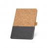 A5 notebook in cork and linen with lined sheets Klee