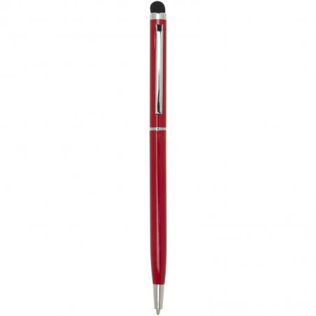 Penna a sfera in alluminio con stylus ore (inchiostro blu) 