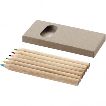 Set de 6 crayons de couleur ayola 