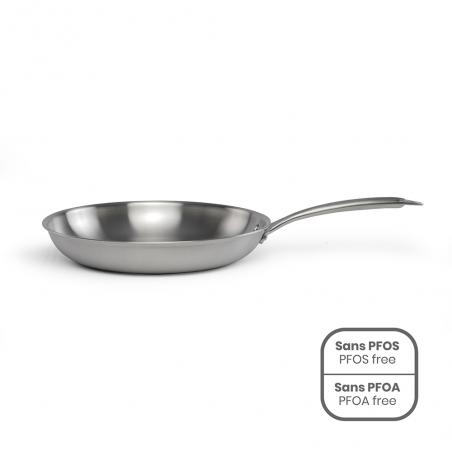 Stainless steel frying pan 24 cm MEP158