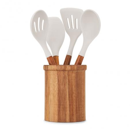 Set of 4 utensils with pot MES153