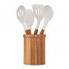 Set of 4 utensils with pot MES153