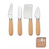 Set of 4 cheese knives Camembert