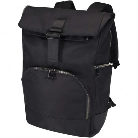 Zaino per portatile da 15,6 In materiale riciclato certificato GRS con chiusura arrotolabile rhine - 18l