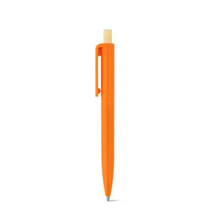 Recycled abs 100% rabs ballpoint pen with bamboo button Zara