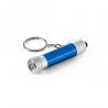 Aluminium keyring 92% recycled with 3light led torch Relergan