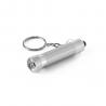 Aluminium keyring 92% recycled with 3light led torch Relergan