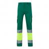 Pantaloni elasticizzati bicolore con diverse tasche 240gm² in cotone 46% eme 38% e poliestere 16% Vl zeus large