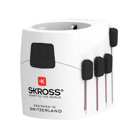 SKROSS Adaptateur de Voyage universel 3-Pôles Pro