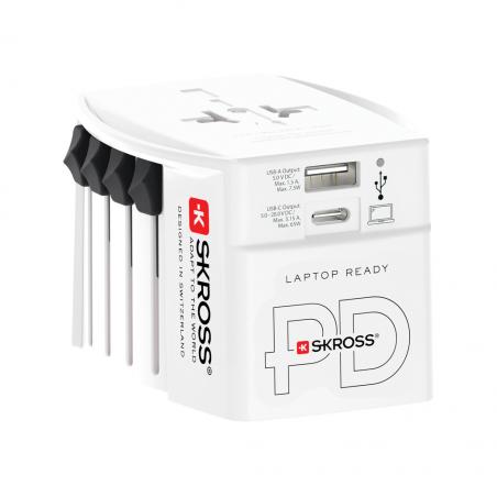 SKROSS World Travel Adapter MUV 65W PD with USB C Cable