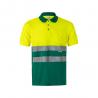 Twotone birdeye polo shirt 160gm² with short sleeves in polyester 100% Vl cupid large