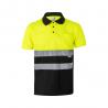 Twotone birdeye polo shirt 160gm² with short sleeves in polyester 100% Vl cupid large