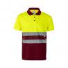 Twotone birdeye polo shirt 160gm² with short sleeves in polyester 100% Vl cupid large