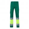 Pantaloni elasticizzati bicolore con diverse tasche 240gm² in cotone 46% eme 38% e poliestere 16% Vl zeus