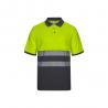 Twotone piqué polo shirt 150gm² with short sleeves in cotton 55% and polyester 45% Vl achelous