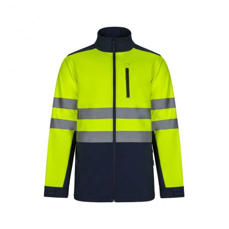 Twotone soft shell jacket 280gm² in polyester 96% and elastane 4% Vl hestia