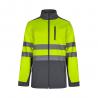 Twotone soft shell jacket 280gm² in polyester 96% and elastane 4% Vl hestia