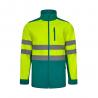 Twotone soft shell jacket 280gm² in polyester 96% and elastane 4% Vl hestia