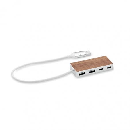 Hub usb 4 porte 27,5 cm Ubah