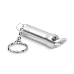 Metal keyring torch with...