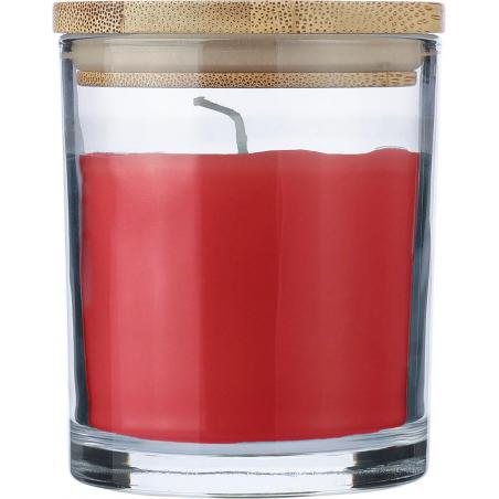 Bougie dans un contenant en verre Riven
