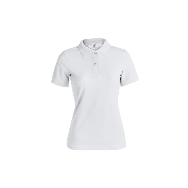 Women white polo shirt keya Wps180