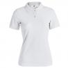 Polo femme blanc keya Wps180