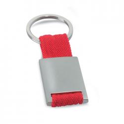 Metal rectangular key ring Tech