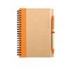 B6 recycled notebook with pen Sonora plus