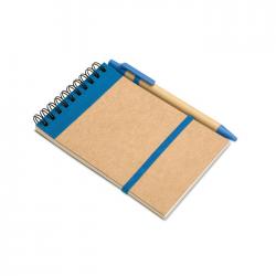 Recycled paper notebook + pen Sonora