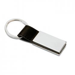 Pu and metal key ring Rectanglo