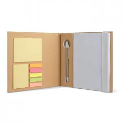 Notebook w stickynotes & pen Quincy