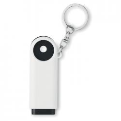 Key ring torch with token Compras