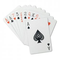 Playing cards in pp case Aruba